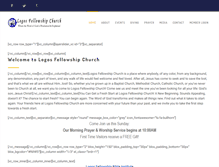 Tablet Screenshot of logosfellowship.org